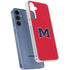 University of Mississippi Ole Miss Logo Red Galaxy S24 Clear Case