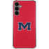 University of Mississippi Ole Miss Logo Red Galaxy S24 Plus Clear Case