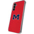 University of Mississippi Ole Miss Logo Red Galaxy S24 Plus Clear Case