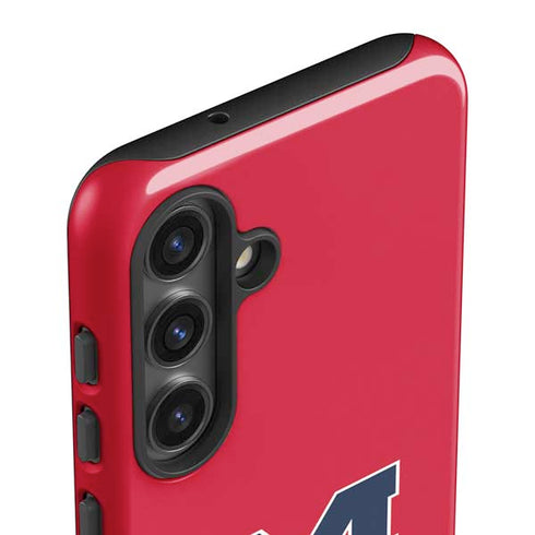 University of Mississippi Ole Miss Logo Red Galaxy S24 Plus Impact Case