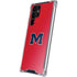 University of Mississippi Ole Miss Logo Red Galaxy S24 Ultra Clear Case