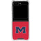 University of Mississippi Ole Miss Logo Red Galaxy Z Flip5 5G Clear Case