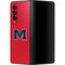 University of Mississippi Ole Miss Logo Red Galaxy Z Fold3 5G Skin