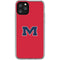 University of Mississippi Ole Miss Logo Red iPhone 11 Pro Clear Case