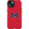 University of Mississippi Ole Miss Logo Red iPhone 14 Plus Impact Case