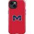 University of Mississippi Ole Miss Logo Red iPhone 14 Plus Impact Case