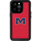University of Mississippi Ole Miss Logo Red iPhone 15 Pro Waterproof Case