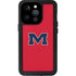 University of Mississippi Ole Miss Logo Red iPhone 15 Pro Waterproof Case