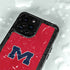 University of Mississippi Ole Miss Logo Red iPhone 15 Pro Waterproof Case