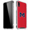 University of Mississippi Ole Miss Logo Red iPhone XR Clear Case