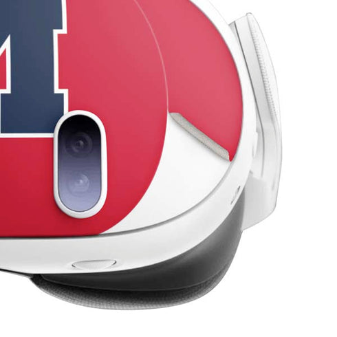 University of Mississippi Ole Miss Logo Red Meta Quest 3 Skin