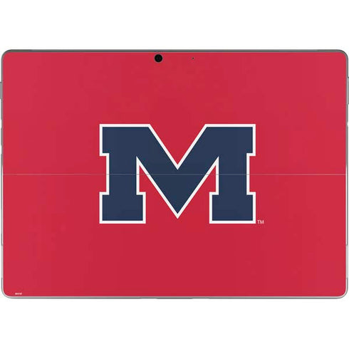 University of Mississippi Ole Miss Logo Red Surface Pro 8 Skin
