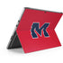 University of Mississippi Ole Miss Logo Red Surface Pro 9 Skin
