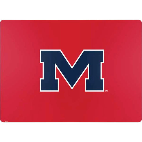 University of Mississippi Ole Miss Logo Red Universal Laptop 13in (10.6 x 7.6in) Skin