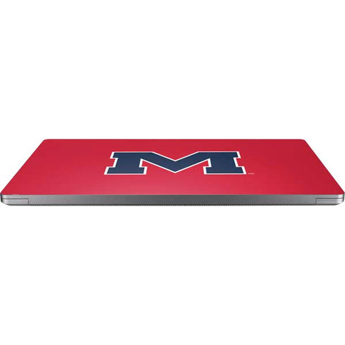 University of Mississippi Ole Miss Logo Red Universal Laptop 13in (10.6 x 7.6in) Skin