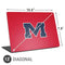 University of Mississippi Ole Miss Logo Red Universal Laptop 13in (10.6 x 7.6in) Skin
