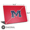 University of Mississippi Ole Miss Logo Red Universal Laptop 18in (14.6 x 10.6in) Skin