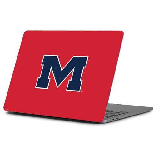 University of Mississippi Ole Miss Logo Red Apple MacBook Pro 13-inch Skin