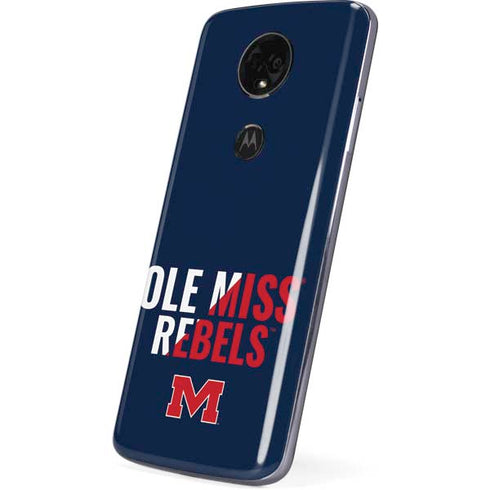 University of Mississippi Ole Miss Rebels Moto E5 Plus Skin