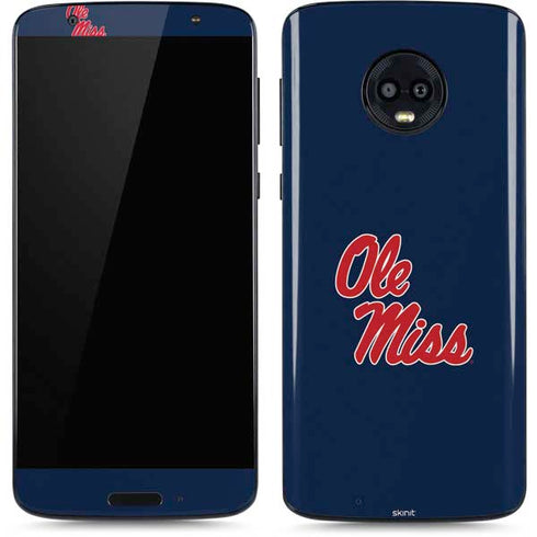 University of Mississippi Rebels Ole Miss Moto G6 Skin
