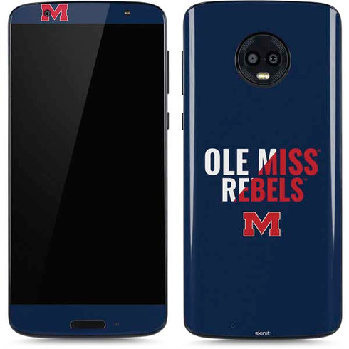 University of Mississippi Ole Miss Rebels Moto G6 Skin