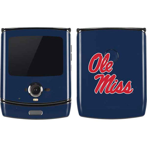 University of Mississippi Rebels Ole Miss Motorola RAZR Skin