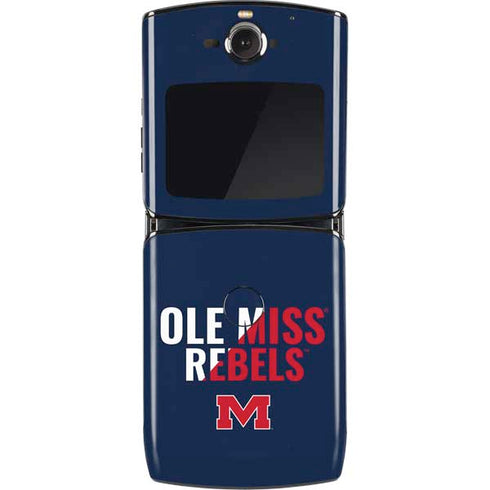 University of Mississippi Ole Miss Rebels Motorola RAZR Skin