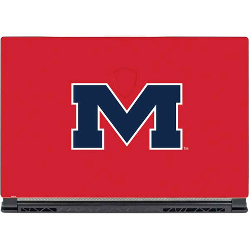 University of Mississippi Ole Miss Logo Red MSI GS65 Stealth Laptop Skin