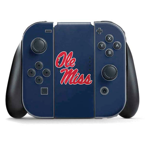 University of Mississippi Rebels Ole Miss Nintendo Switch (2017-2021) Joy-Con Controller Skin