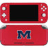 University of Mississippi Ole Miss Logo Red Nintendo Switch Lite Skin