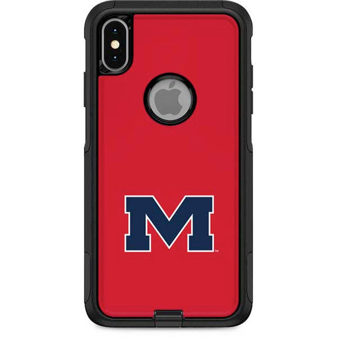 University of Mississippi Ole Miss Logo Red Otterbox Commuter iPhone Skin