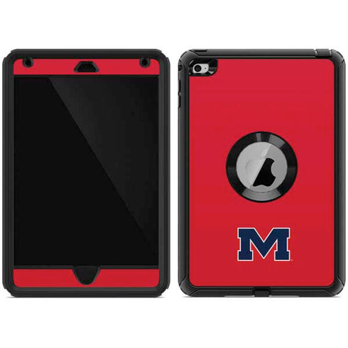 University of Mississippi Ole Miss Logo Red Otterbox Defender iPad Skin