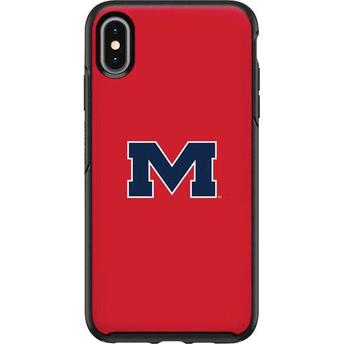 University of Mississippi Ole Miss Logo Red Otterbox Symmetry iPhone Skin