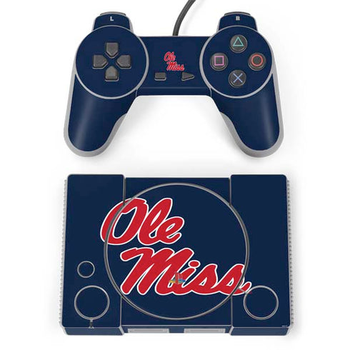 University of Mississippi Rebels Ole Miss PlayStation Classic Bundle Skin