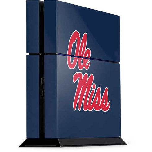 University of Mississippi Rebels Ole Miss PS4 Console Skin