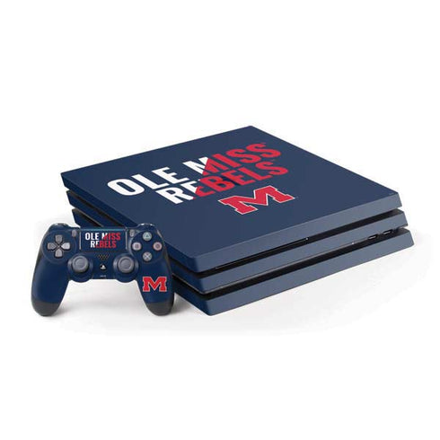 University of Mississippi Ole Miss Rebels PS4 Pro Bundle Skin