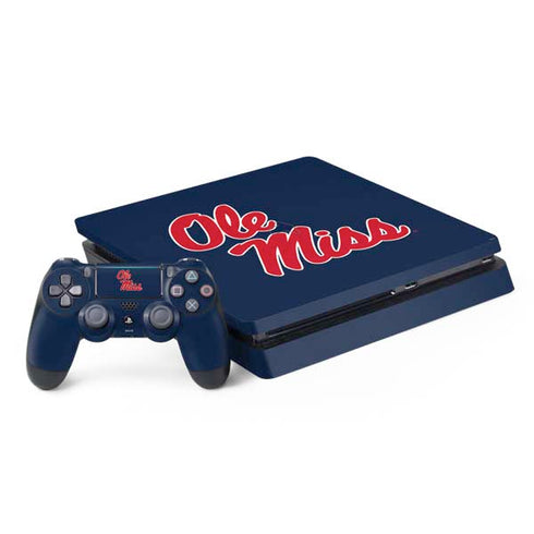 University of Mississippi Rebels Ole Miss PS4 Slim Bundle Skin