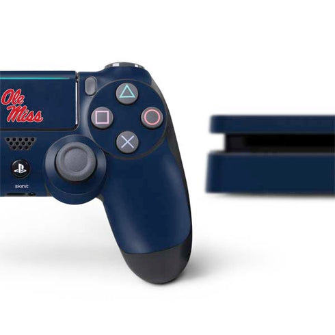 University of Mississippi Rebels Ole Miss PS4 Slim Bundle Skin