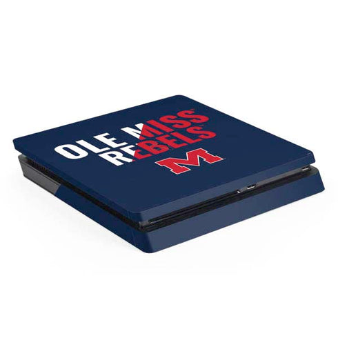 University of Mississippi Ole Miss Rebels PS4 Slim Skin