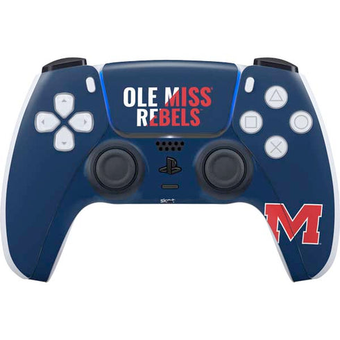 University of Mississippi Ole Miss Rebels PS5 Controller Skin