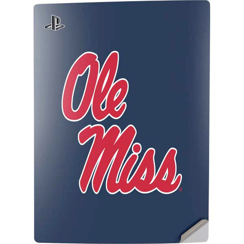 University of Mississippi Rebels Ole Miss PS5 Digital Edition Console Skin