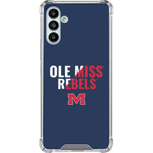 University of Mississippi Ole Miss Rebels Galaxy A13 5G Clear Case