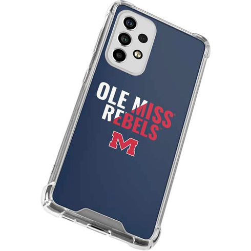University of Mississippi Ole Miss Rebels Galaxy A53 5G Clear Case