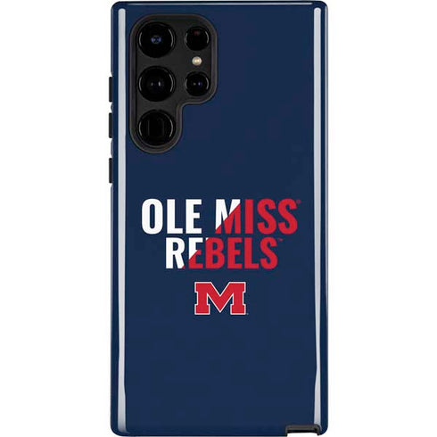 University of Mississippi Ole Miss Rebels Galaxy S22 Ultra Pro Case