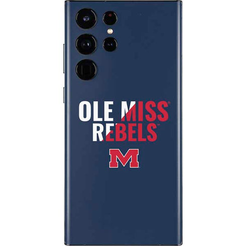 University of Mississippi Ole Miss Rebels Galaxy S22 Ultra Skin