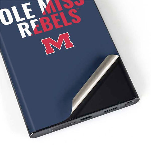 University of Mississippi Ole Miss Rebels Galaxy S22 Ultra Skin