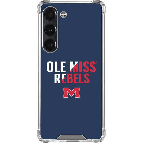 University of Mississippi Ole Miss Rebels Galaxy S23 Clear Case
