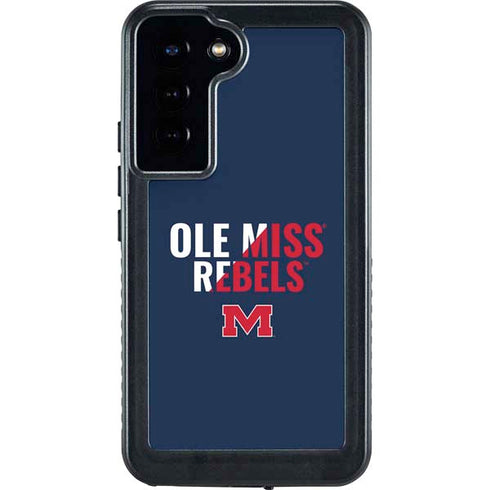 University of Mississippi Ole Miss Rebels Galaxy S23 Plus Waterproof Case