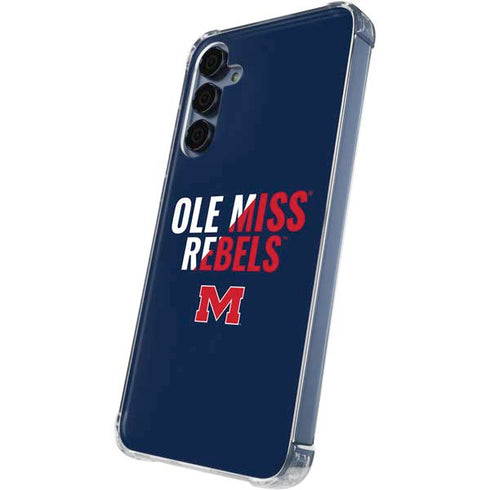 University of Mississippi Ole Miss Rebels Galaxy S24 Clear Case