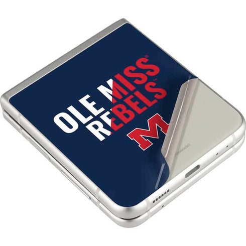 University of Mississippi Ole Miss Rebels Galaxy Z Flip3 5G Skin